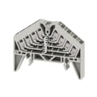 WEIDMULLER - Morsetto ripartitore di potenziale, PUSH IN, grigio, 1.5 mm², 17.5 A, 250 V, Numero di collegamenti: 16, Numero di piani: 4