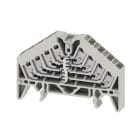 WEIDMULLER - Morsetto ripartitore di potenziale, PUSH IN, grigio, 1.5 mm², 17.5 A, 250 V, Numero di collegamenti: 16, Numero di piani: 4