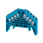 WEIDMULLER - Morsetto ripartitore di distribuzione, PUSH IN, blu, 1.5 mm², 10 A, 250 V, Numero di collegamenti: 16, Numero di piani: 4, TS 35 x 15, V-0, policarbon
