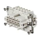 WEIDMULLER - Inserto di contatto (Connettori a innesto industriali), Femmina, 500 V, 16 A, Numero di poli: 10, Collegamento a vite, Dimensioni di installazione: 4