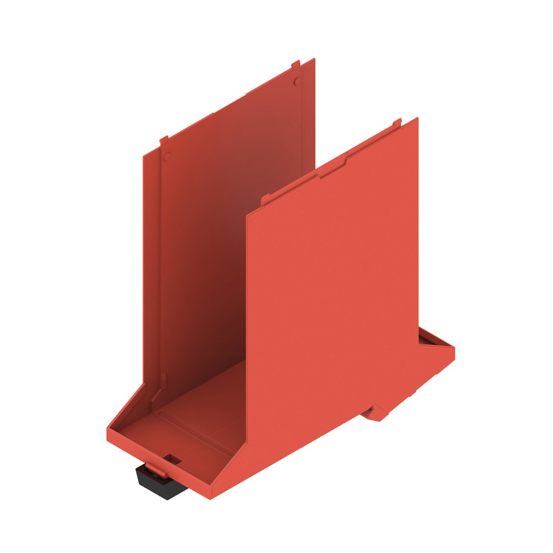 WEIDMULLER - Elemento base (custodia modulare), Larghezza: 45 , IP20 installato, Plastica, rosso