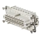 WEIDMULLER - Inserto di contatto (Connettori a innesto industriali), Femmina, 500 V, 16 A, Numero di poli: 16, Collegamento a crimpare, Dimensioni di installazione
