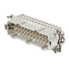 WEIDMULLER - Inserto di contatto (Connettori a innesto industriali), Maschio, 500 V, 16 A, Numero di poli: 24, Collegamento a vite, Dimensioni di installazione: 8