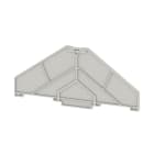 WEIDMULLER - Piastra terminale per morsetti, grigio, Posizione verticale: 120 mm, Larghezza: 3 mm, V-0, policarbonato, bloccabile: Sì
