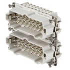 WEIDMULLER - Inserto di contatto (Connettori a innesto industriali), Maschio, 500 V, 16 A, Numero di poli: 16, Collegamento a vite, Dimensioni di installazione: 6