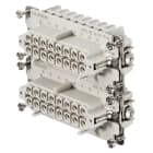 WEIDMULLER - Inserto di contatto (Connettori a innesto industriali), Femmina, 500 V, 16 A, Numero di poli: 16, Collegamento a crimpare, Dimensioni di installazione