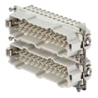 WEIDMULLER - Inserto di contatto (Connettori a innesto industriali), Maschio, 500 V, 16 A, Numero di poli: 24, Collegamento a vite, Dimensioni di installazione: 8