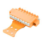 WEIDMULLER - Connettore PCB (collegamento del conduttore), 160 V, 17.5 A, Passo in mm: 3.81, 1.5 mm², Numero di poli: 8, PUSH IN con tasto di attivazione, Box