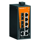 WEIDMULLER - Switch rete, unmanaged, Fast Ethernet, 6x RJ45, 2 * SC Multi-mode, -40 °C...75 °C, IP30