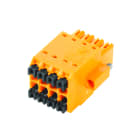 WEIDMULLER - Connettore PCB (collegamento del conduttore), 160 V, 13.4 A, Passo in mm: 3.50, 1.5 mm², Numero di poli: 8, PUSH IN con tasto di attivazione, Box