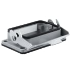 WEIDMULLER - Custodia connettori industriali, Base passante, Gancio longitudinale in basso, Dimensioni di installazione: 12, IP65, in stato collegato