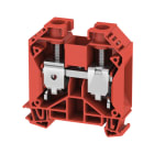 WEIDMULLER - Morsettiera passante, Collegamento a vite, rosso, 35 mm², 125 A, 1000 V, Numero di collegamenti: 2