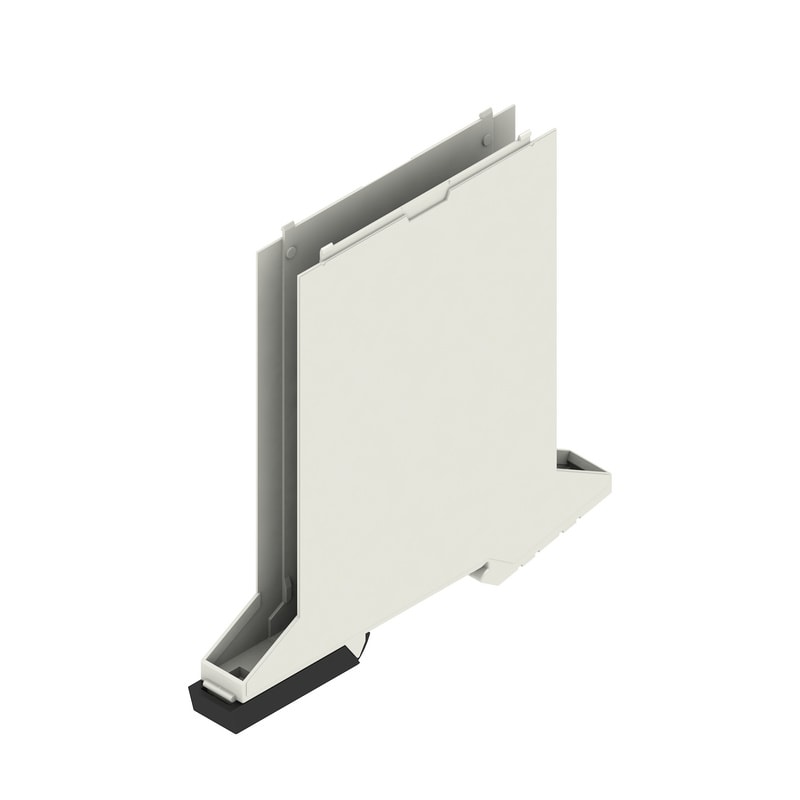 WEIDMULLER - Elemento base (custodia modulare), Larghezza: 12.5 , IP20 installato, Plastica, Grigio chiaro