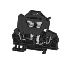 WEIDMULLER - Morsetto componibile portafusibile, Molla autobloccante, nero, 2.5 mm², 6.3 A, 500 V, Numero di collegamenti: 2, Numero di piani: 1, TS 35