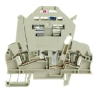 WEIDMULLER - Morsetto componibile portafusibile, Molla autobloccante, grigio, 2.5 mm², 6.3 A, 120 V, Numero di collegamenti: 2, Numero di piani: 1, TS 35