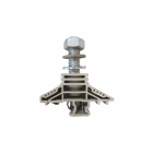 WEIDMULLER - Morsetto a bullone, Collegamento a bullone, Beige scuro, 120 mm², 269 A, 1000 V, Numero di collegamenti: 1, Numero di piani: 1, TS 32, V-0, Wemid
