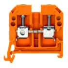 WEIDMULLER - Morsettiera passante, Collegamento a vite, arancione, 4 mm², 32 A, 800 V, Numero di collegamenti: 2