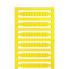 WEIDMULLER - Siglatura morsetti, giallo, Passo in mm: 5.00, Caratteri stampati: Neutro