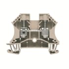 WEIDMULLER - Morsettiera passante, Collegamento a vite, Beige scuro, 10 mm², 57 A, 1000 V, Numero di collegamenti: 2