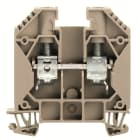 WEIDMULLER - Morsettiera passante, Collegamento a vite, Beige scuro, 16 mm², 76 A, 1000 V, Numero di collegamenti: 2