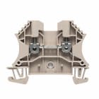 WEIDMULLER - Morsettiera passante, Collegamento a vite, Beige scuro, 2.5 mm², 24 A, 1000 V, Numero di collegamenti: 2