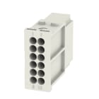 WEIDMULLER - Inserto modulo per connettori industriali (potenza/segnale), 250 V, 10 A, Numero di poli: 12, Collegamento a crimpare, Maschio, Slot a innesto necessa