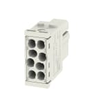 WEIDMULLER - Inserto modulo per connettori industriali (potenza/segnale), 400 V, 16 A, Numero di poli: 8, Collegamento a crimpare, Femmina, Slot a innesto necessar