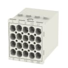 WEIDMULLER - Inserto modulo per connettori industriali (potenza/segnale), 500 V, 16 A, Numero di poli: 20, Collegamento a crimpare, Maschio, Slot a innesto necessa