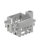 WEIDMULLER - Telaio per connettori industriali, Serie: ModuPlug, Dimensioni di installazione: 3, Numero di slot: 2, Pressofusione di zinco
