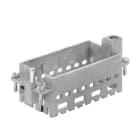 WEIDMULLER - Telaio per connettori industriali, Serie: ModuPlug, Dimensioni di installazione: 6, Numero di slot: 4, Pressofusione di zinco