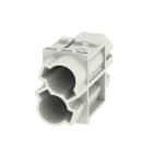 WEIDMULLER - Inserto modulo per connettori industriali (potenza/segnale), 1000 V, 100 A, Numero di poli: 2, Collegamento a crimpare, Femmina, Slot a innesto necess