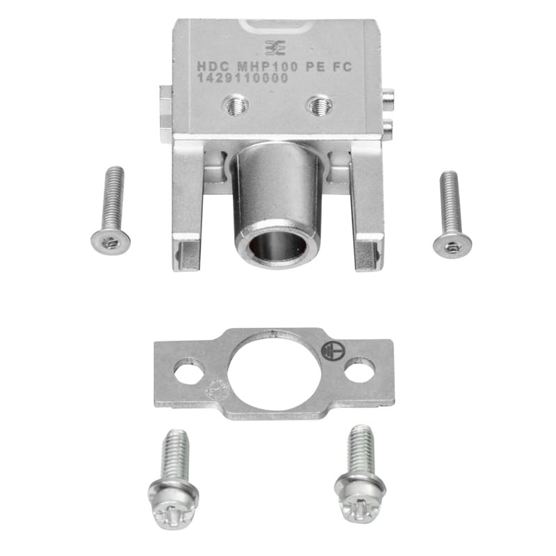 WEIDMULLER - Inserto modulo per connettori industriali (potenza/segnale), 1000 V, 100 A, Numero di poli: 1, Collegamento a crimpare, Maschio, Slot a innesto necess