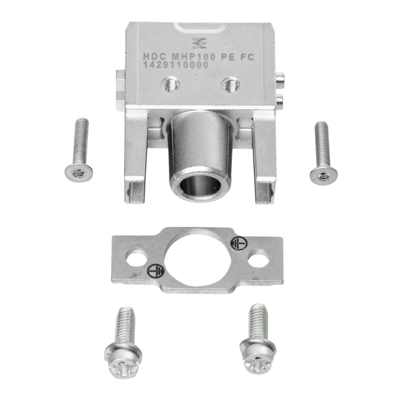 WEIDMULLER - Inserto modulo per connettori industriali (potenza/segnale), 1000 V, 100 A, Numero di poli: 1, Collegamento a crimpare, Femmina, Slot a innesto necess