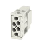 WEIDMULLER - Inserto modulo per connettori industriali (potenza/segnale), 500 V, 16 A, Numero di poli: 6, Collegamento a crimpare, Maschio, Slot a innesto necessar