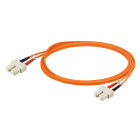 WEIDMULLER - (Preconfezionato) Cavo dati in fibra ottica, ZIPCORD, SC Duplex IP20, SC Duplex IP20, LSZH, 50 µm, 0.5 m