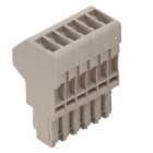 WEIDMULLER - Connettore (Morsetto), Collegamento a vite, 2.5 mm², 24 A, 500 V, Numero di collegamenti: 6, Numero di poli: 6, Larghezza: 31.6 mm