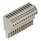 WEIDMULLER - Connettore (Morsetto), Collegamento a vite, 2.5 mm², 24 A, 500 V, Numero di collegamenti: 12, Numero di poli: 12, Larghezza: 62.2 mm