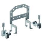 WEIDMULLER - Lamierino di impugnatura (connettori industriali), acciaio, zincato, Colori: grigio argento