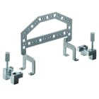 WEIDMULLER - Lamierino di impugnatura (connettori industriali), acciaio, zincato, Colori: grigio argento