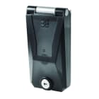 WEIDMULLER - Custodie portacomponenti, Telaio singolo, Copertura in plastica, Con chiusura di sicurezza a chiave, Colori: Nero (simile a RAL 9005), IP65, in stato