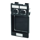 WEIDMULLER - Piastra inserto per custodie portacomponenti, integrata, Inserto piastra, non schermate, 1x potenza, 2x dati