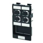 WEIDMULLER - Piastra inserto per custodie portacomponenti, integrata, Inserto piastra, non schermate, 1x potenza, 4x dati