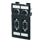 WEIDMULLER - Piastra inserto per custodie portacomponenti, integrata, Inserto piastra, non schermate, 2x dati, 2x segnale