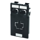 WEIDMULLER - Piastra inserto per custodie portacomponenti, integrata, Inserto piastra, non schermate, 1x potenza, US, 2x dati