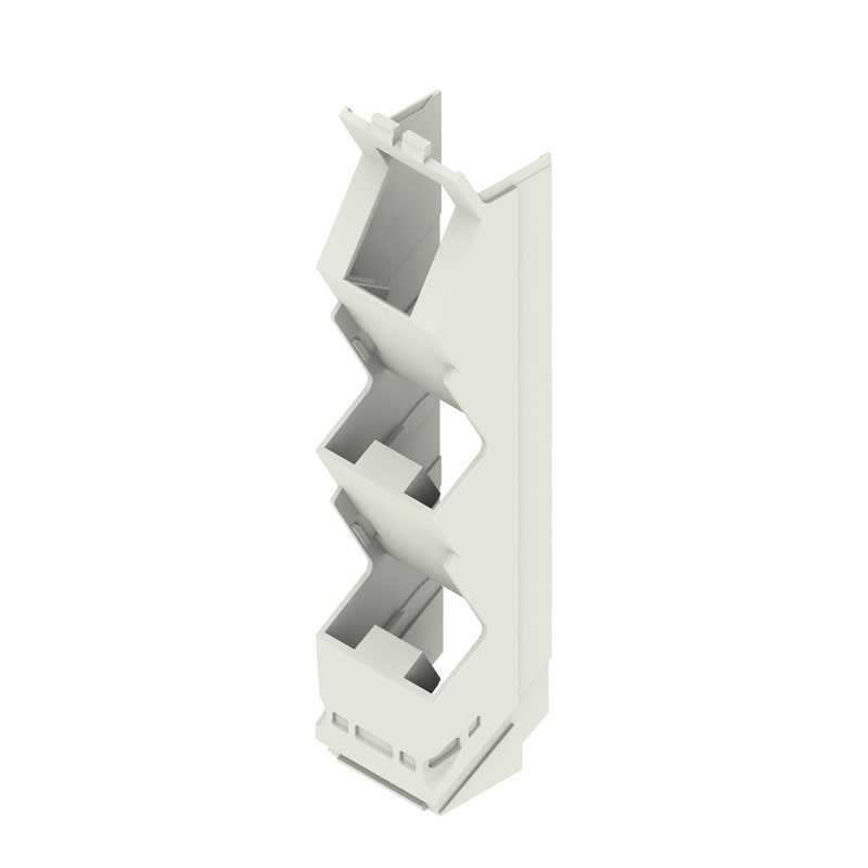 WEIDMULLER - Elemento laterale (custodia modulare), Larghezza: 22.5 , IP20 installato, Plastica, Grigio chiaro