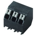 WEIDMULLER - Morsetto per circuito stampato, 320 V, 12 A, Passo in mm: 5.00, 1.5 mm², Numero di poli: 3, PUSH IN con attuatore, Collegamento a saldare SMD, 135°, T
