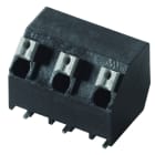 WEIDMULLER - Morsetto per circuito stampato, 630 V, 12 A, Passo in mm: 7.50, 1.5 mm², Numero di poli: 3, PUSH IN con attuatore, Collegamento a saldare SMD, 135°, T