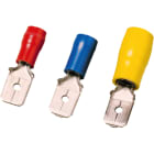 WEIDMULLER - Capocorda (presa piatta), Isolamento: presente, Parzialmente isolato, Sezione di collegamento cavo, max.: 1 mm², rosso
