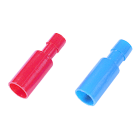 WEIDMULLER - Connettore cavi, Isolamento: Completamente isolato, Sezione di collegamento cavo, max.: 1 mm², rosso