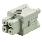 WEIDMULLER - Inserto di contatto (Connettori a innesto industriali), Femmina, 400 V, 16 A, Numero di poli: 3, Collegamento a vite, Dimensioni di installazione: 1